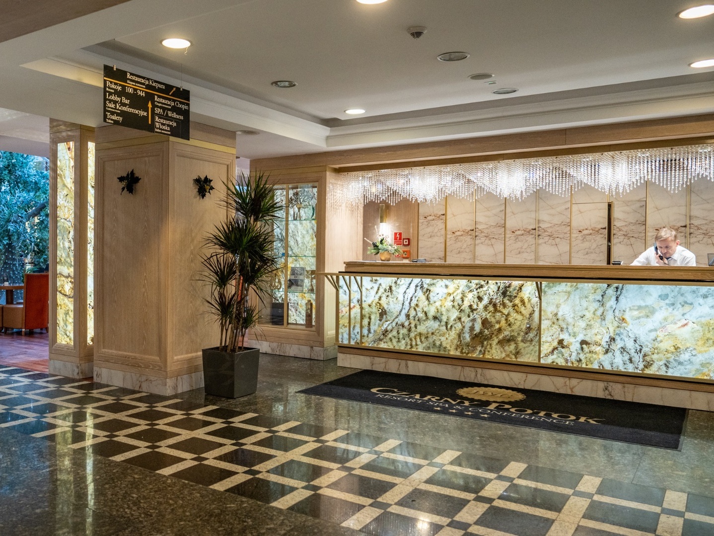 Czarny Potok Resort SPA & Conference recepcja
