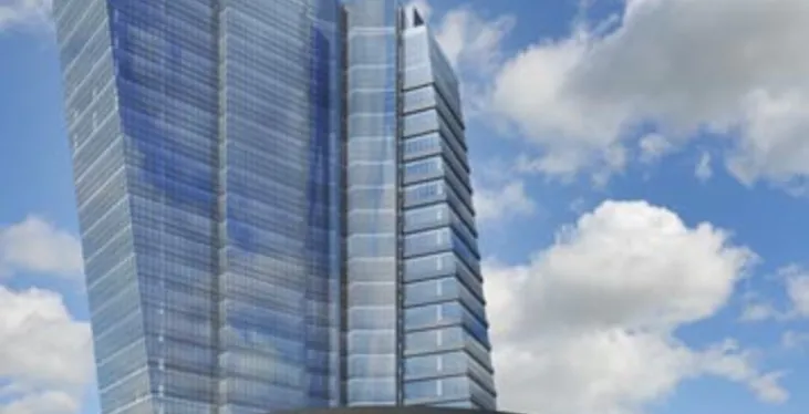 Trwają prace na budowie Hanza Tower