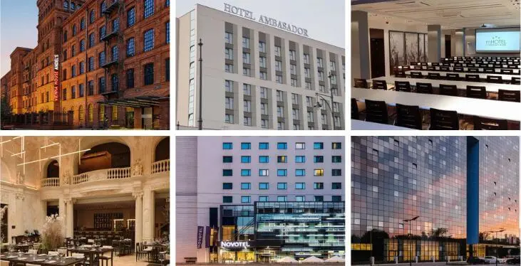 Hotele konferencyjne z salą na event dla ponad 100 osób w Łodzi