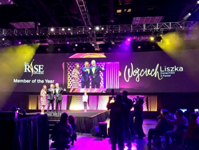 Wojciech Liszka z prestiżową nagrodą Rise Award Member of the Year