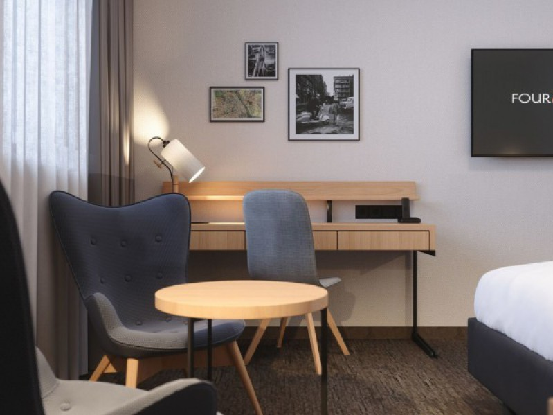 Wnętrza w stylu modern vintage. Four Points by Sheraton Warsaw Mokotów już działa