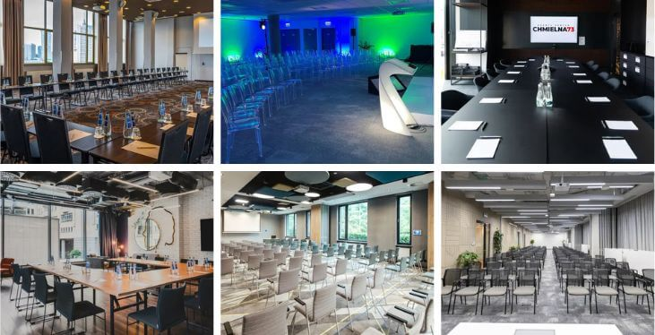 Najlepsze obiekty konferencyjne dla małych firm do 50 osób w Warszawie