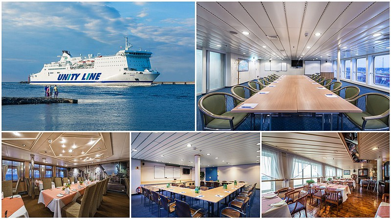 Konferencje z widokiem na morze, czyli sale na promach Unity Line