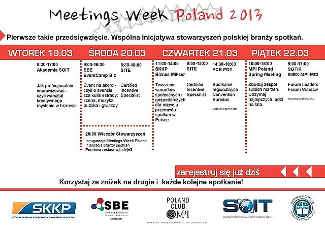 Dziś pierwszy dzień Meetings Week Poland!
