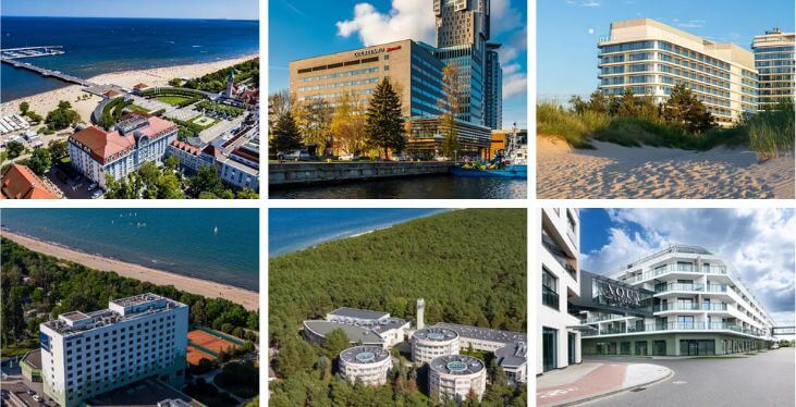 Top 7 hoteli konferencyjnych nad morzem na konferencje dla 100+ osób