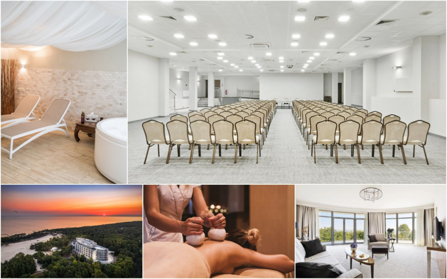 Top 5 najlepszych hoteli SPA z salami konferencyjnymi w Kołobrzegu i okolicy