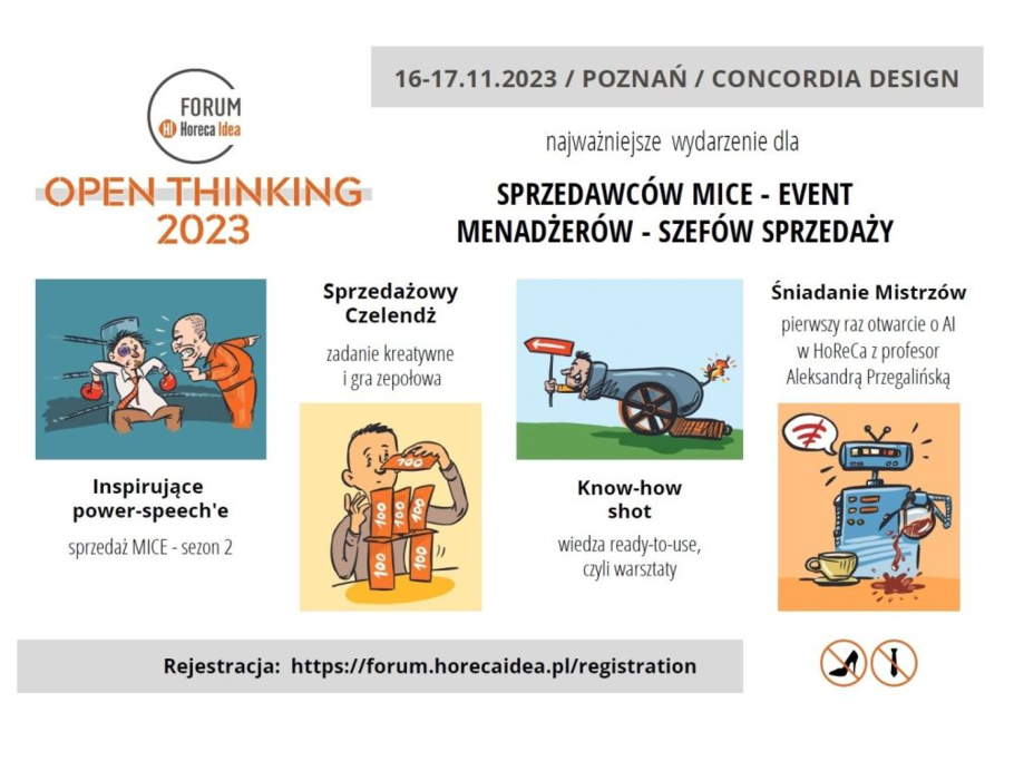 Zapowiedź: 16-17.11 Forum Horeca Idea Open Thinking 2023