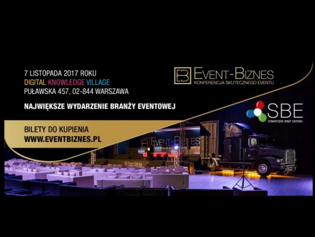 Zapowiedź: 7.11 Event Biznes – Konferencja Skutecznego Eventu
