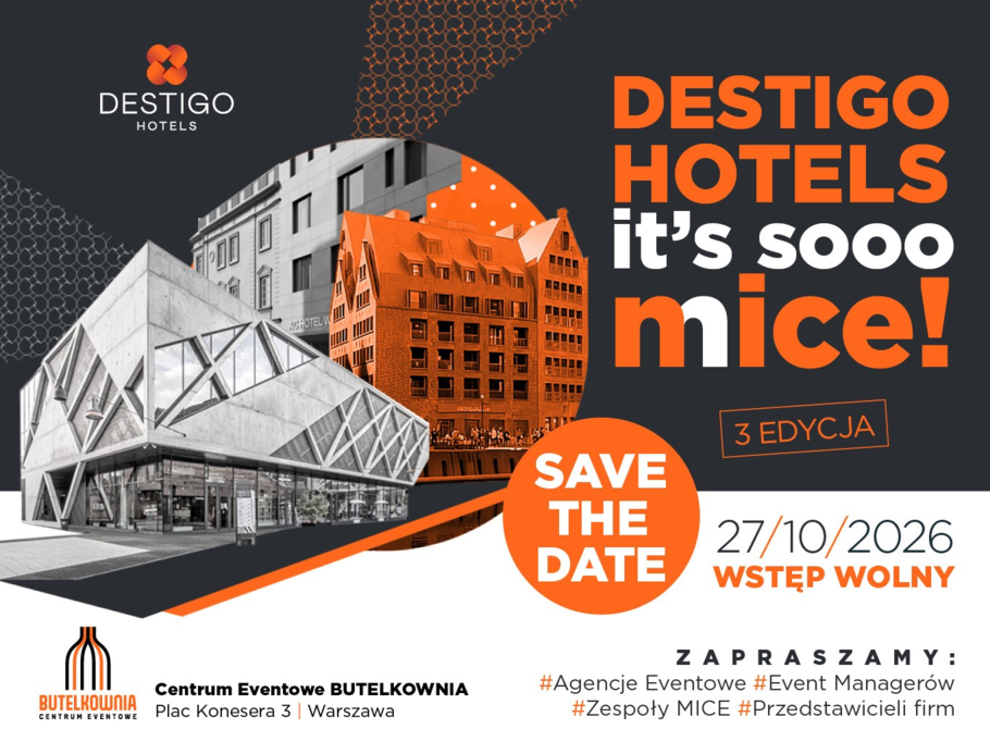 Dzień Otwarty Destigo Hotels w Warszawie. Branża MICE spotka się w Butelkowni