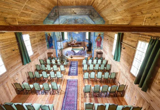 górna sala w Kościółku