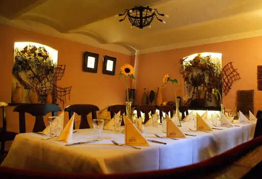 Restauracja Salve, sala kominkowa