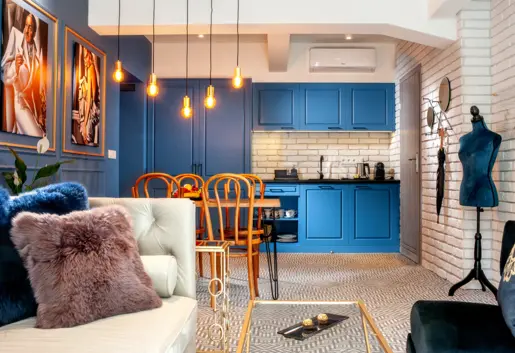 Amber Design Residence Kraków pokój dzienny