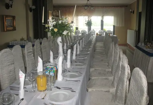 Sala bankietowa uroczyście