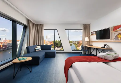 One bed executive river view