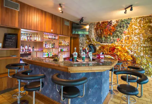 Hotel Tatry Murzasichle bar z kominkiem