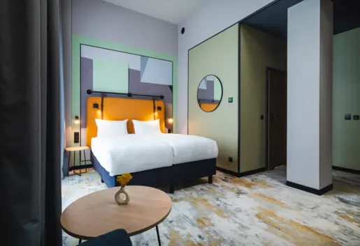 Focus Hotel Premium Olsztyn  pokój dwuosobowy typy Queen