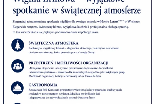 Organizacja Wigilii firmowej