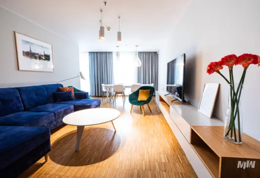 Apartament Deluxe - salon z jadalnią