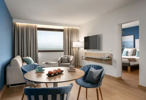 Apartament z bezpośrednim widokiem na morze