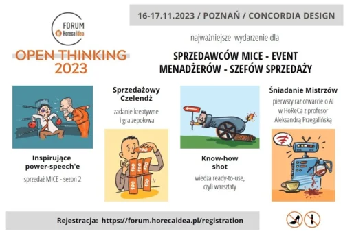 Zapowiedź: 16-17.11 Forum Horeca Idea Open Thinking 2023