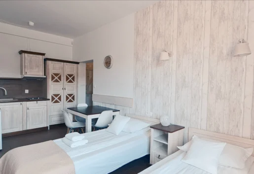 Sypialnia z dwoma łózkami pojedynczymi