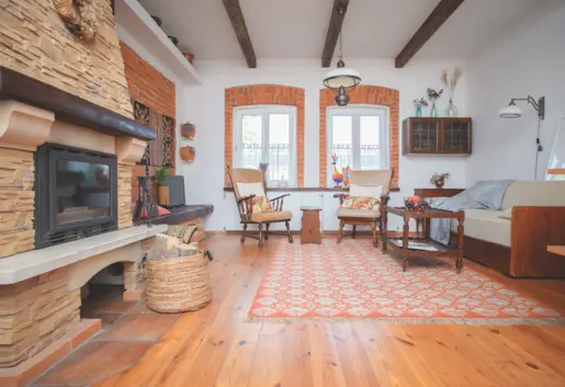 Salon z aneksem kuchenno-jadalnym