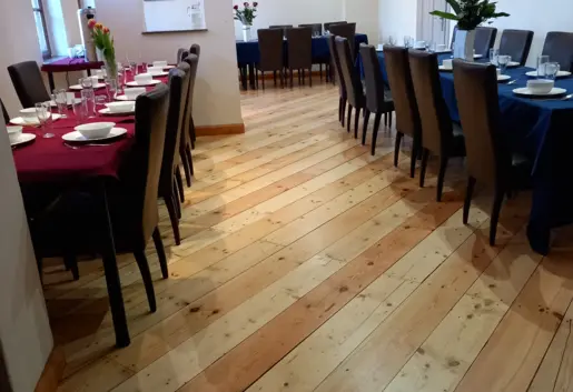 Sala klubowa - aranżacja na bankiet