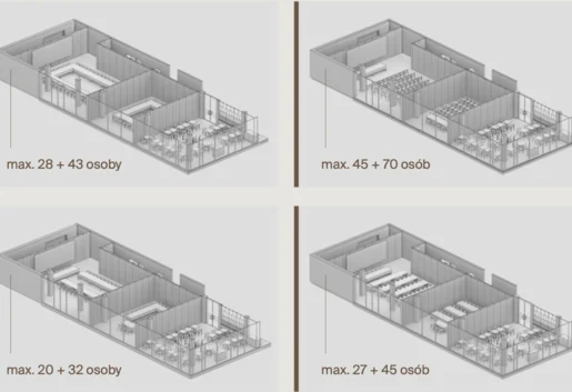 athotel35 rzuty przestrzeni konferencyjnej