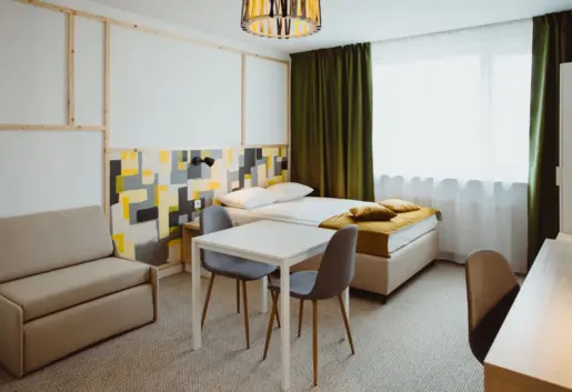 Pokój SGL z łóżkiem 140 cm