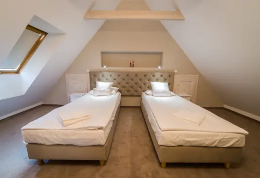 Pokój dwuosobowy typu Economy z 1 lub 2 łóżkami