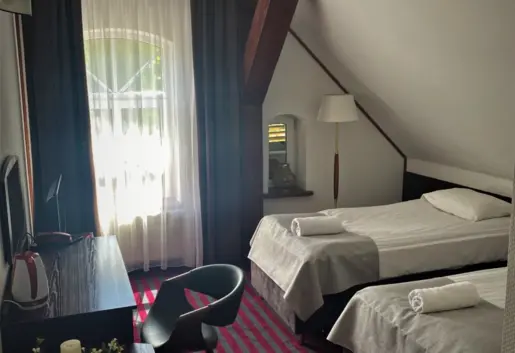 Pokój dwuosobowy w pensjonacie Zapiecek