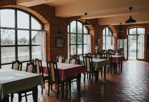 Sala jadalniana w Gorzelni