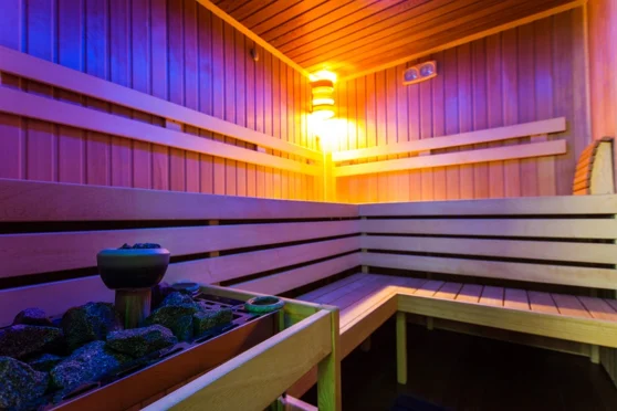 sauna sucha w Hotelu Piaskowym w Pszczynie