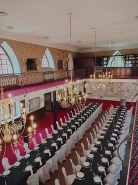 Zamek Gostyniński sala kolumnowa