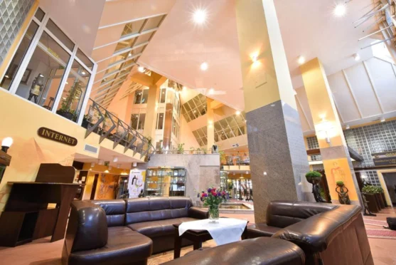 Hotel Piramida Spa & Business Tychy lobby