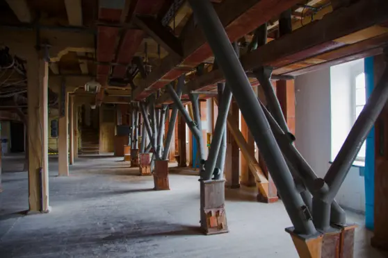 Młyn Hilberta Wnętrza młyna