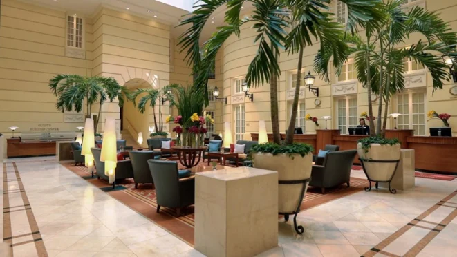 Hotel Polonia Palace lobby