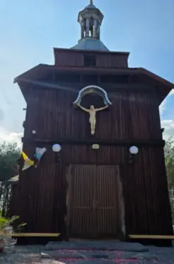 Skansen Bicz Nasz zabytkowy kościół