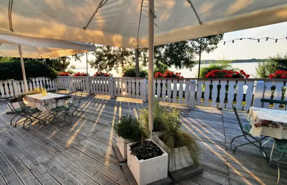 Folwark u Różyca Białobrzegi taras