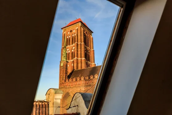Hotel Artus Gdańsk pokój widok z okna