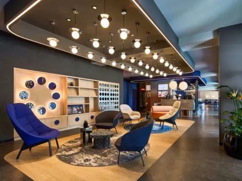 Hotel ibis Styles Katowice Airport lobby