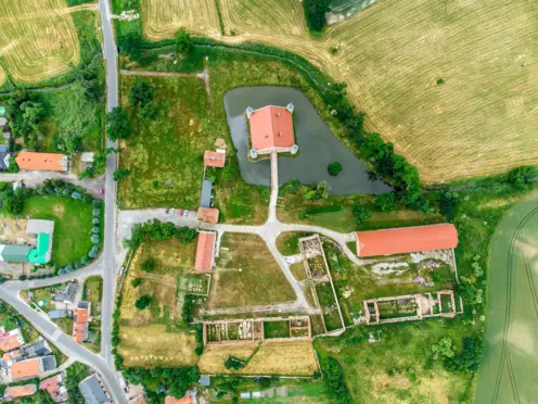 Muzeum Techniki Rolniczej na Śląsku Widok kompleksu z lotu ptaka