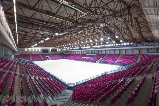 Płyta główna hali COS Torwar