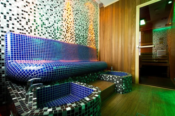 strefa relaksu z sauną w hotelu Piaskowym w Pszczynie