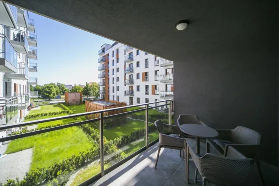 Grano Apartments Gdańsk balkon