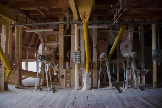 Młyn Hilberta Wnętrza młyna