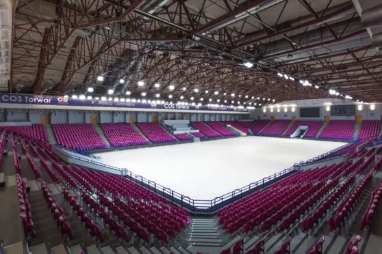 Płyta główna hali COS Torwar