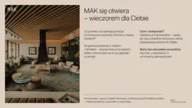 Wynajem kawiarni MAK