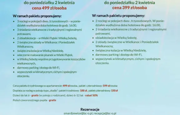 Wielkanoc nad Zalewem Sulejowskim