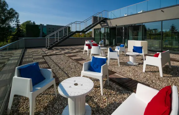 Sun deck (max. 2 poziomy) 95 m 2